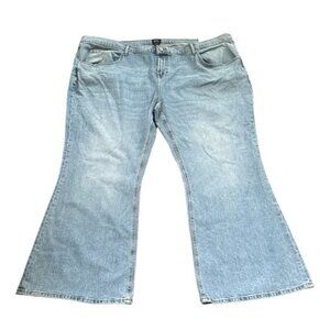 BDG Urban Outfitters Womens Size 40 Jeans Blue Denim Low Rise Flare Wide Leg NWT